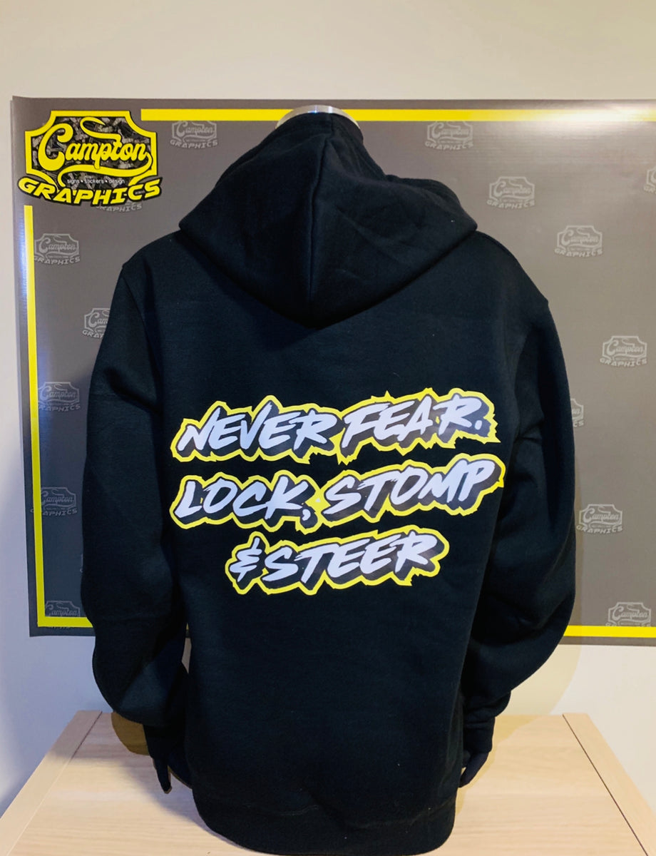 Racing Quote Kids - Lock Stomp & Steer – Campton Graphics